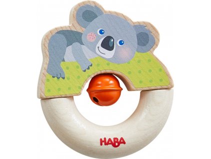 306660 Haba Drevena hrkalka s rolnickou Koala 01