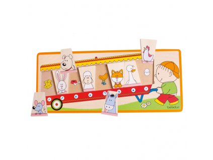 2753 beleduc vkladaci puzzle zviratka