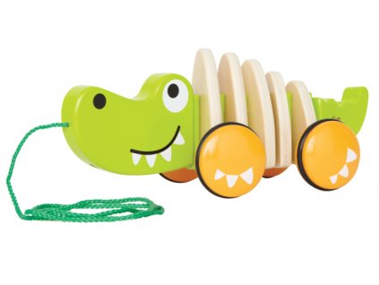 305 hape dreveny tahaci krokodyl