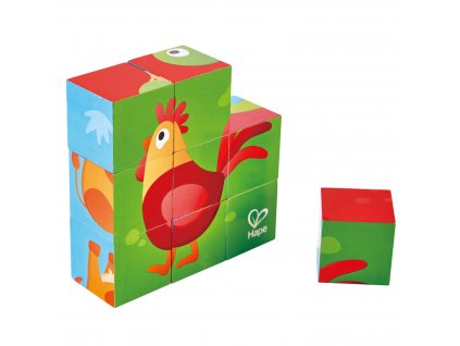 488 hape drevene kosticky zviratka ze statku