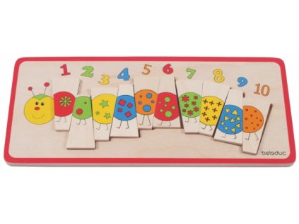635 beleduc vkladaci puzzle pocitaci housenka