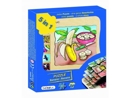 Beleduc Vývojové vstvené puzzle BANÁN