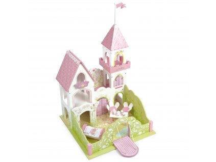 TV641 Pink Fairy Princess Castle Wooden