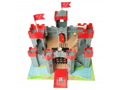 TV290 Lionheart Castle Red Knight Tower Flag