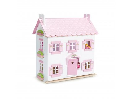 H104 Sophie Pink Wooden Quality Dolls House 3 years Kids Girl