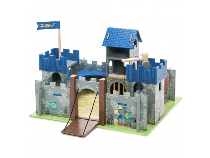 TV235 Excalibut Blue Wooden Toy Castle