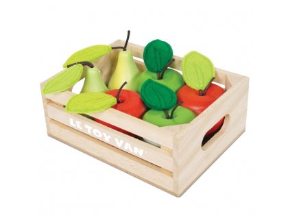 TV191 Apple Pears Red Green Wooden Play Foods