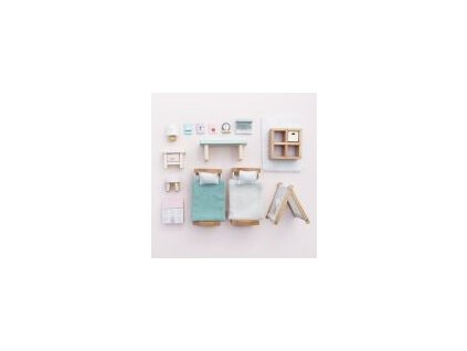 ME061 Daisylane Childrens Room Desk Beds Dollhouse Wooden Toy