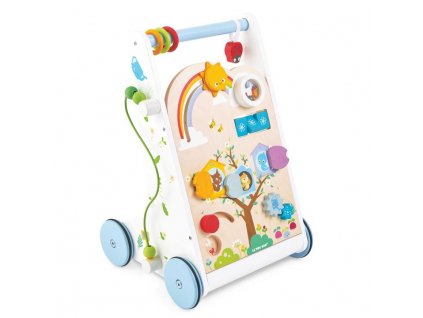 PL112 Activity Walker Wooden Sensory Woodland Toddler Toy 720x720