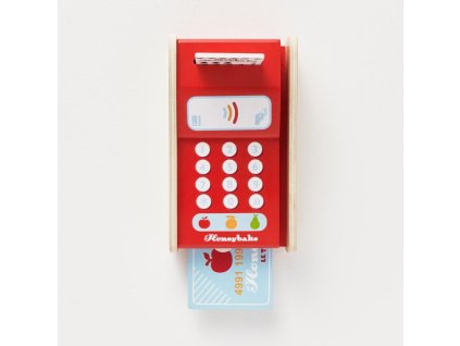 TV320 Card Machine Wooden Toy Front