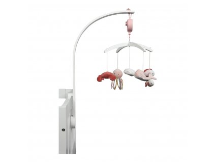 0004764 little dutch wooden music mobile white ocean pink pink 0