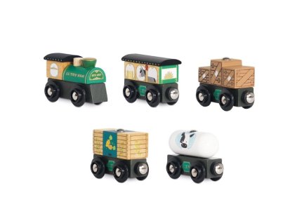 TV711 Green Trains Cargo Set