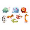 Puzzlika Africká zvířátka Naučné puzzle 8 zvířátek 16 dílků