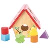 PL085 Bird House Wooden Shapes Sorter Toddler Toy Front