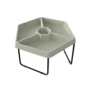 masterkidz hexagonal sand and water play table with 3 compartments and adjustable height.jpg