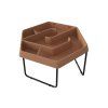 masterkidz hexagonal sand and water play table adjustable