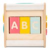 PL105 Petit Activity Cube Interactive Musical Learning Wooden Toddler Toy ABC 720x720