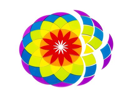 Eduplay Transparentné akrylové tvary – mandaly