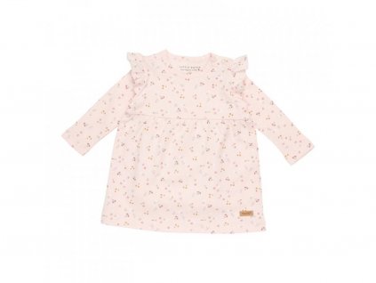 Little Dutch Šaty s dlhým rukávom - Little Pink Flowers