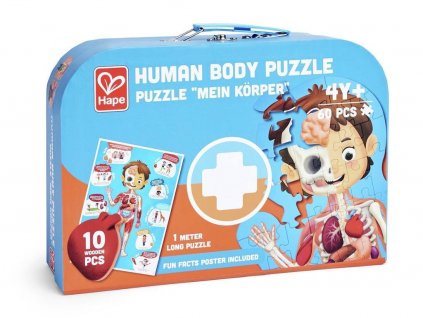 Hape Mega puzzle Ľudské telo