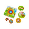 Haba Drevené vrstvené puzzle Zvieratká