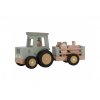 Little Dutch Traktor s prívesom drevená Farma