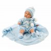 Llorens - JOEL - realistická bábika bábätka so zvukmi a mäkkým látkovým telom - 38 cm