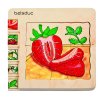 Beleduc Vrstvené puzzle JAHODA