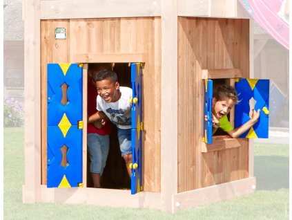 Větší dětský domeček pod podestou Playhouse Module 145