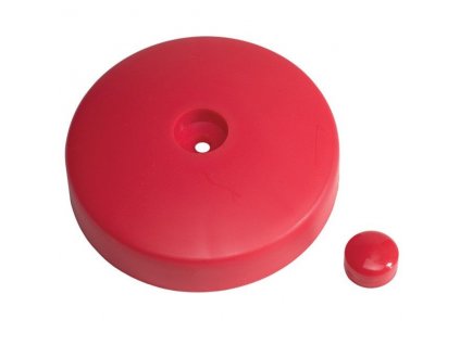 Kryt stojky kulatý červený