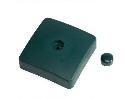Kryt stojky čtvercový zelený