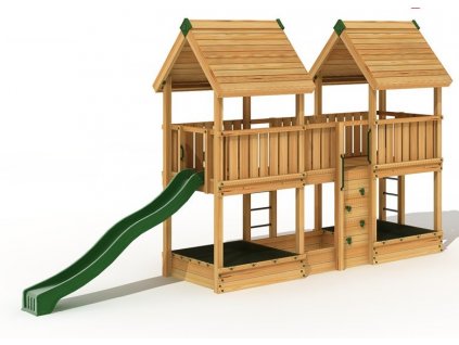 Velké dřevěné dětské hřiště Hy-Land P4