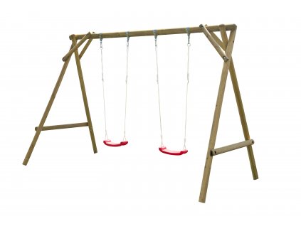 Houpačka pro dvě děti ze středového řeziva Mathias