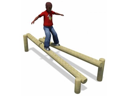 Pevná dvojitá kladina Cross Beams