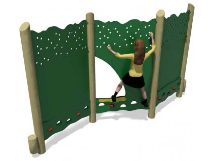 Třídílná lezecká stěna The Ledge