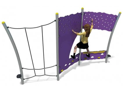 Třídílná lezecká stěna City Alps