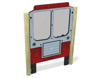 Panel hasičského auta na dětské hřiště