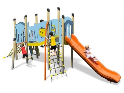 fernhill plusblue yellowplastic slide