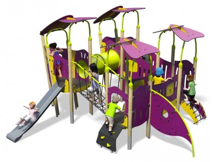 Velké dětské hřiště Glenduckie Plus