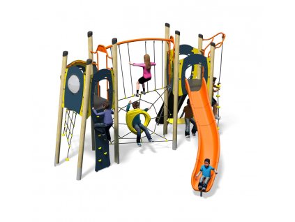 Twist Plus Blue Yellow In Kidss Plastic Slide