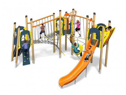 boogie woogie plusblue yellowinc kidsplastic slide 2