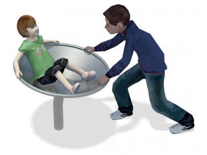 Rotující dětské hřiště Gravity Bowl