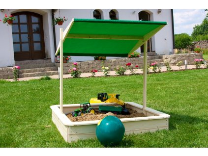 Dětské pískoviště s plátěnou stříškou Vladeko