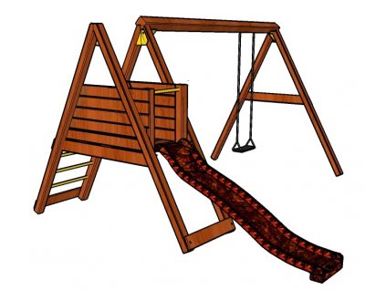 houpačka skluzavka cns1176 100cm