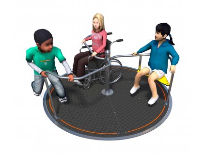 Rotující dětské hřiště Inclusive Orbit