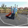 tottlebank plus blue yellow plastic slide park wetpour 01