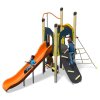 shimmy plusblue yellowinc kidsplastic slide