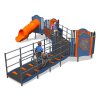 melbourne plus blue orange plastic slide kids