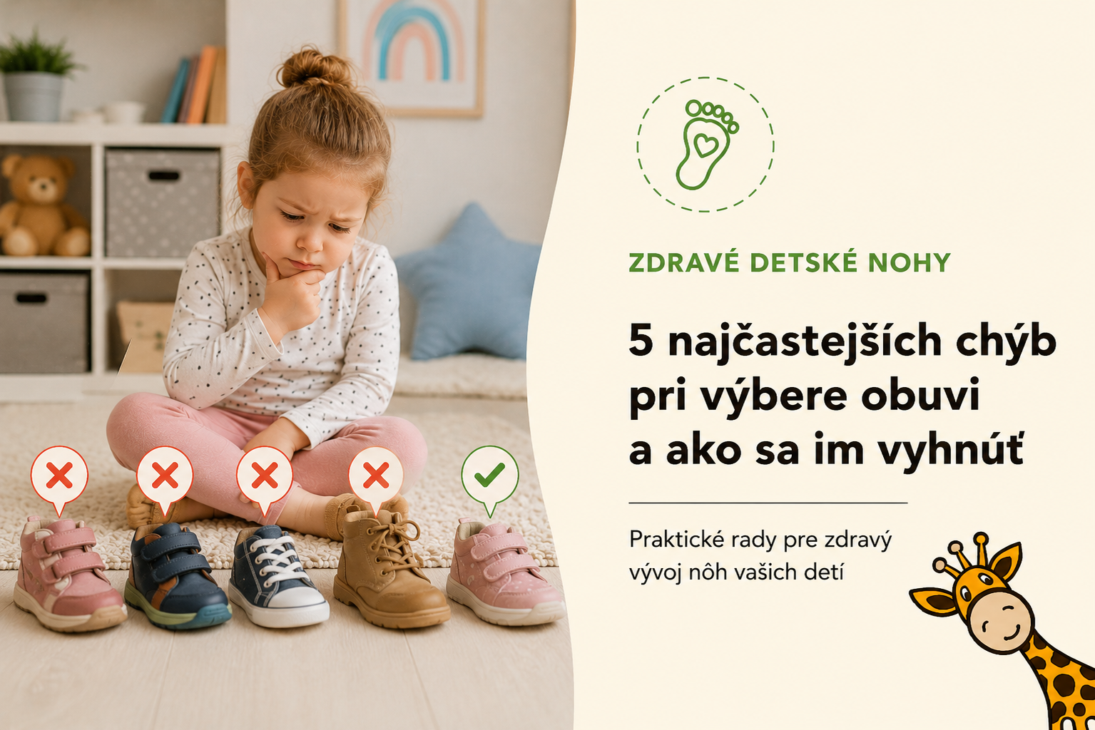 Zdravé detské nohy: 5 najčastejších chýb pri výbere obuvi a ako sa im vyhnúť
