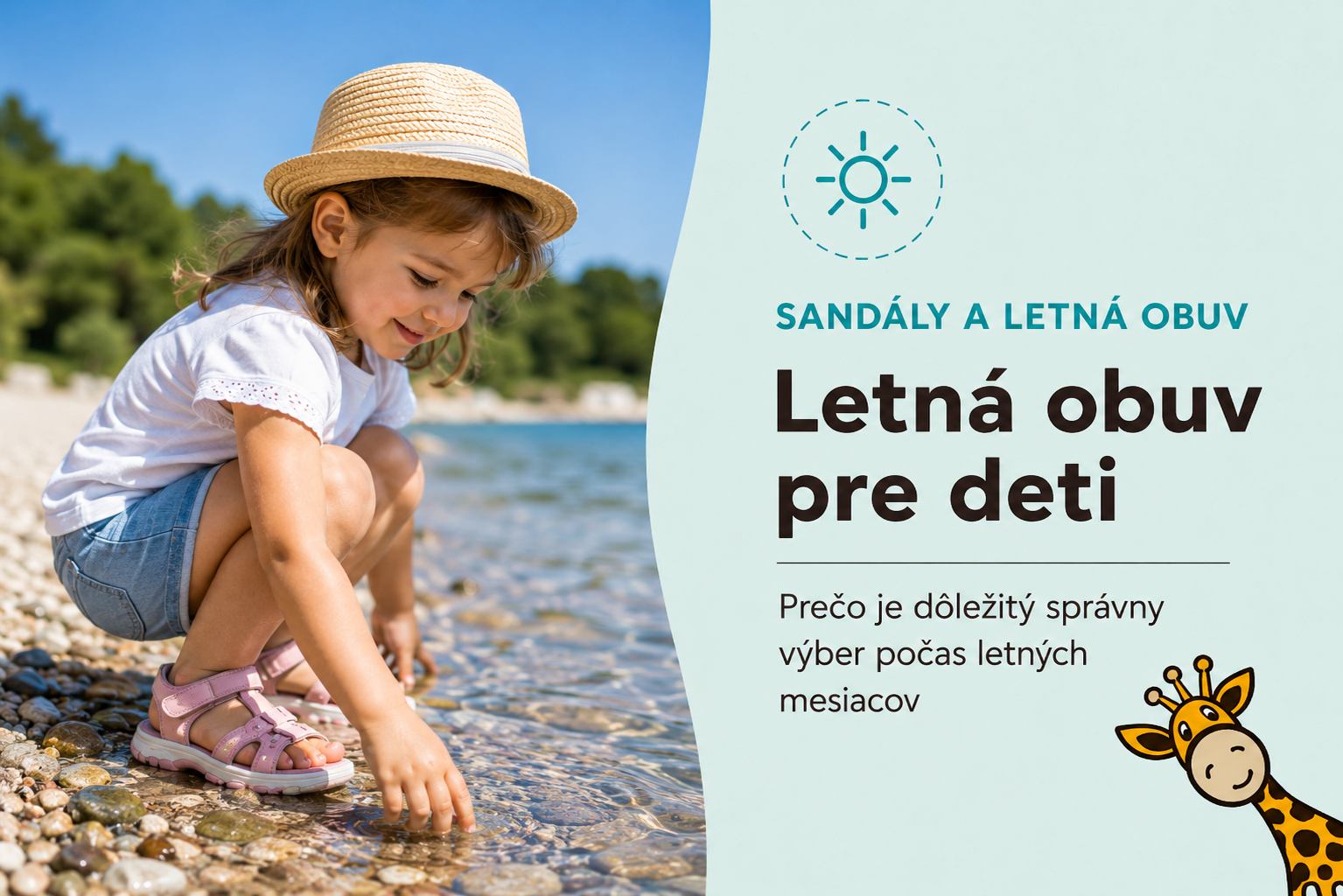 Letná obuv pre deti: Prečo je dôležité vybrať správnu obuv počas letných mesiacov
